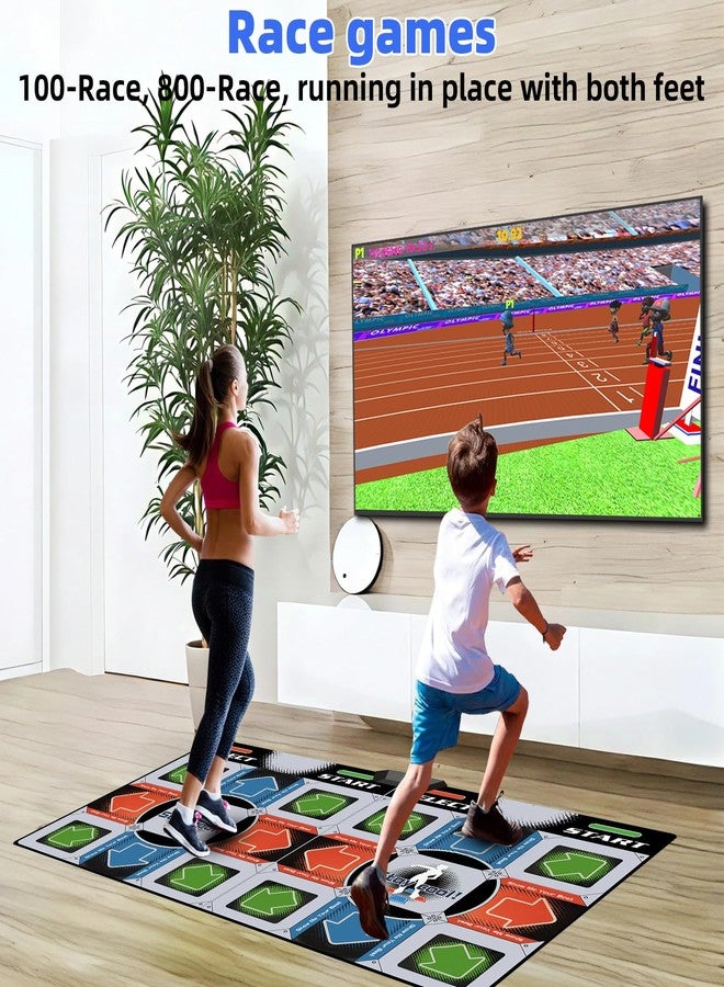 Damcoola TV Dance Mat Games - Wireless Music Electronic Dance Mat Fun Dance Fitness Games for Kids, Christmas and Boys and Girls Birthday Gift Ideas, Silver Gray - Image 5
